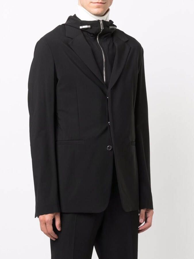 Givenchy Blazer met enkele rij knopen Zwart