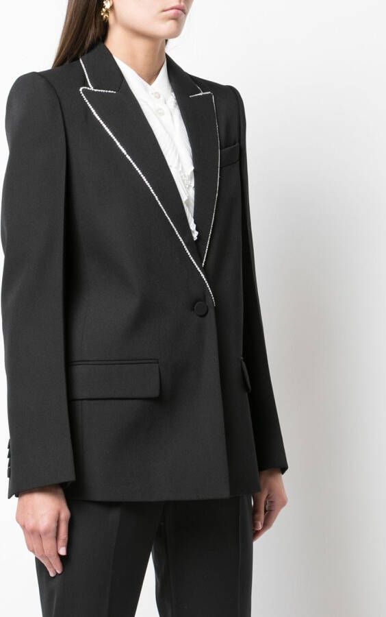 Givenchy Blazer met metalen afwerking Zwart