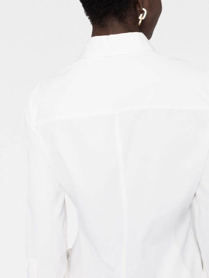 Givenchy Blouse met afwerking van peplum Wit