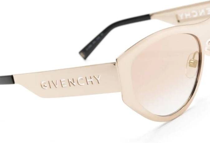 Givenchy Zonnebril met cat-eye montuur Goud