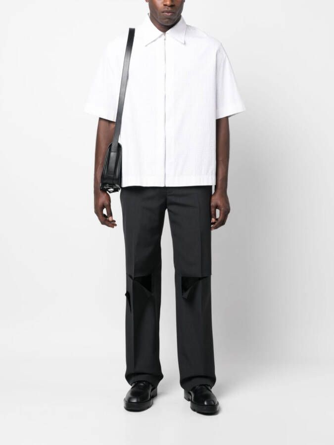 Givenchy Gerafelde broek Grijs