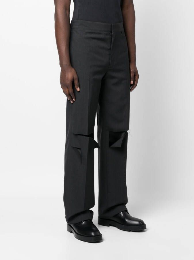 Givenchy Gerafelde broek Grijs