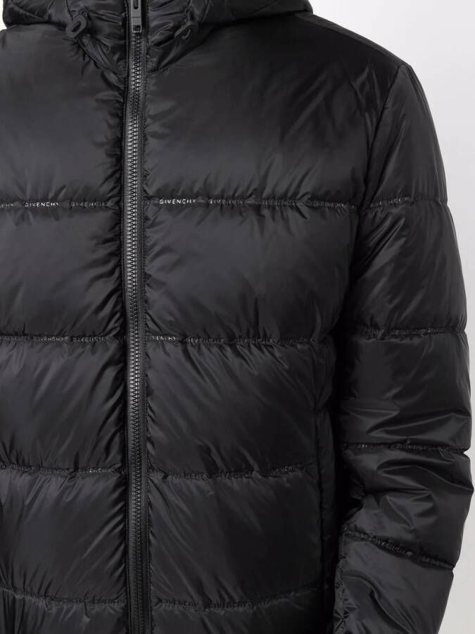 Givenchy Donsjack met logodetail Zwart