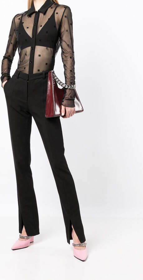 Givenchy Doorzichtige blouse Zwart