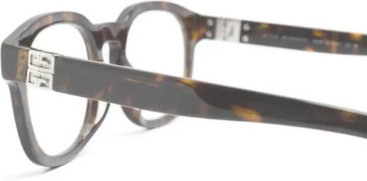 Givenchy Eyewear Bril met rond montuur Bruin