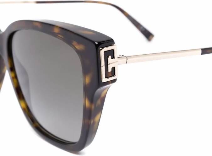 Givenchy Eyewear Zonnebril met cat-eye montuur Bruin