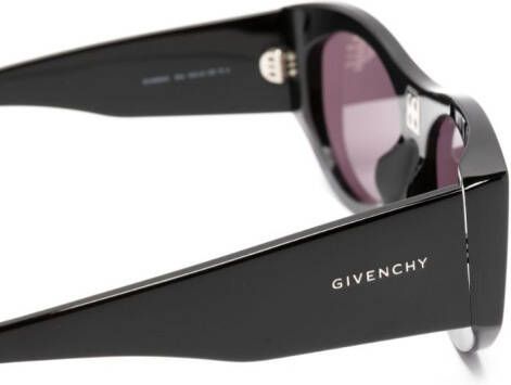 Givenchy Eyewear Zonnebril met ovalen montuur Zwart