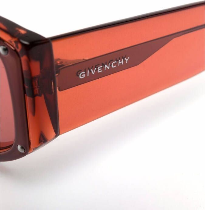 Givenchy Eyewear Zonnebril met vierkant montuur Rood