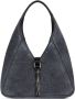Givenchy G-Lock denim schoudertas Zwart - Thumbnail 3