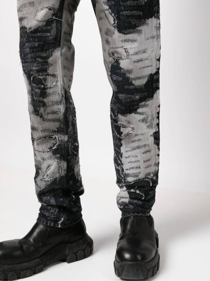 Givenchy Gerafelde jeans Beige