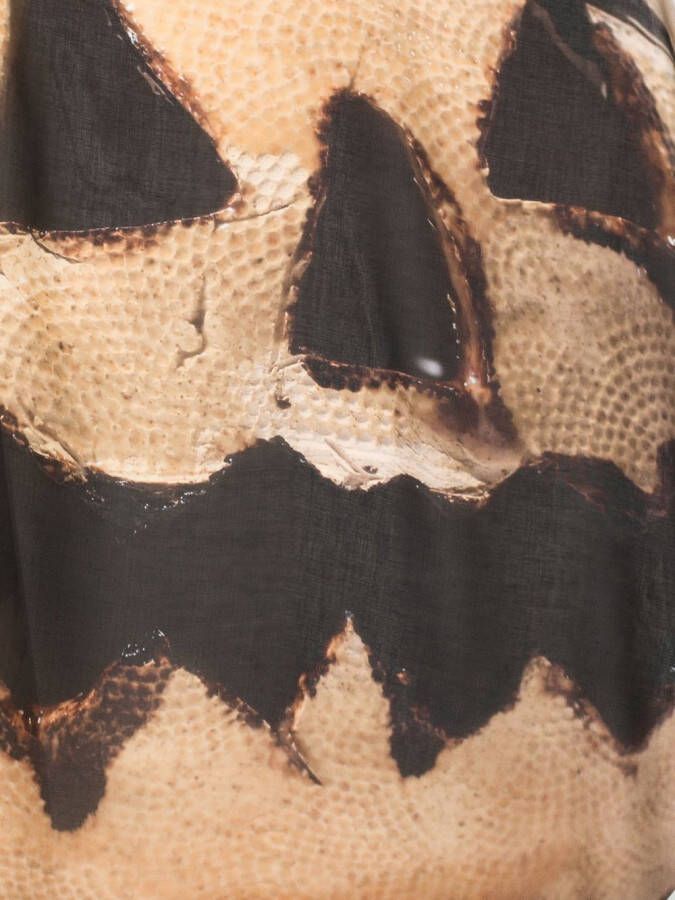 Givenchy Sjaal met grafische print Bruin