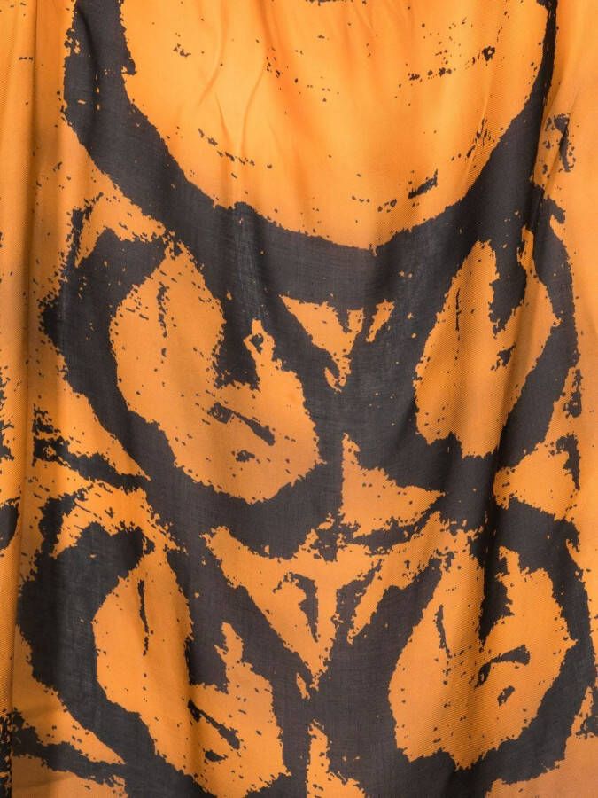 Givenchy Sjaal met grafische print Bruin
