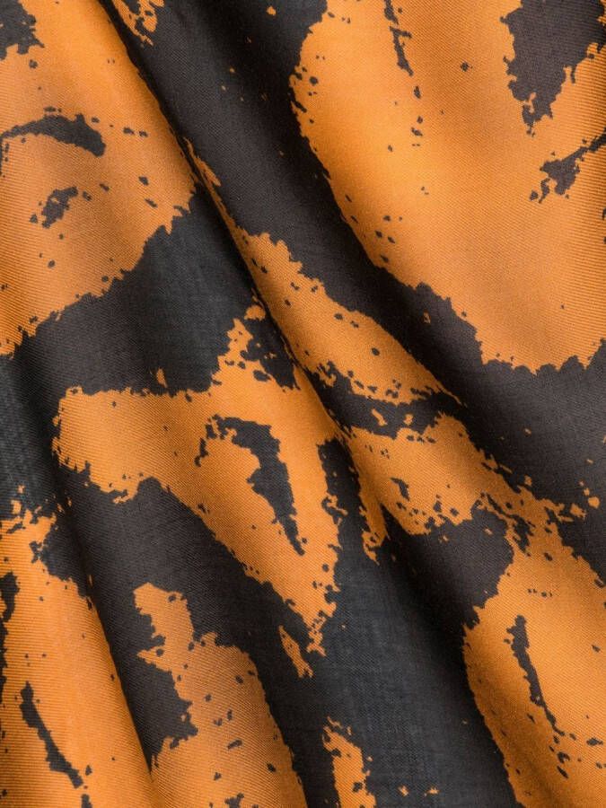 Givenchy Sjaal met grafische print Bruin