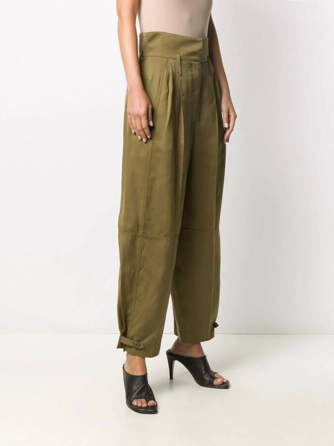 Givenchy High waist broek Groen