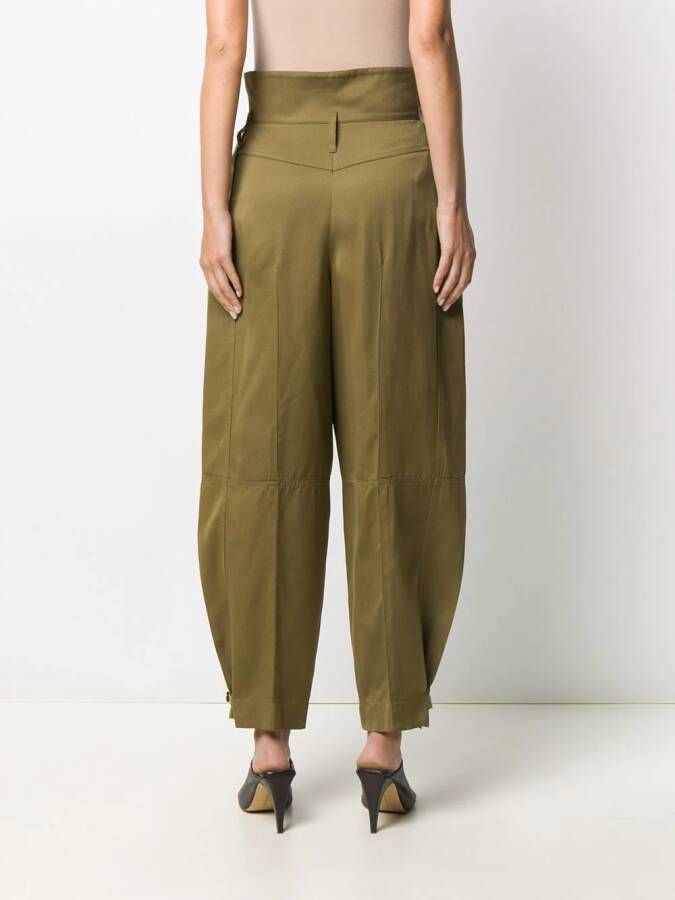 Givenchy High waist broek Groen