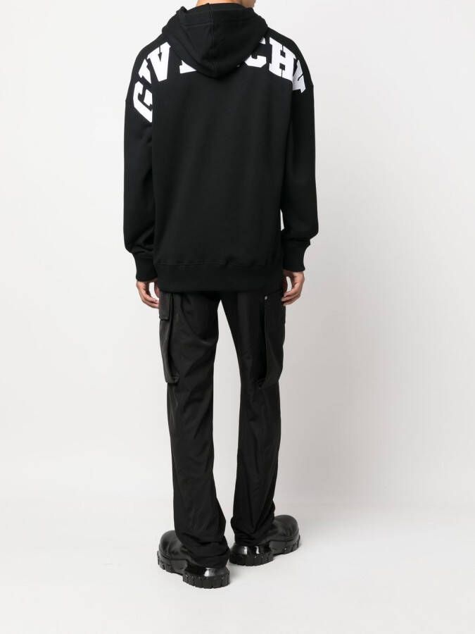 Givenchy Hoodie met logopatch Zwart