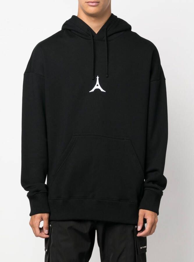 Givenchy Hoodie met logopatch Zwart