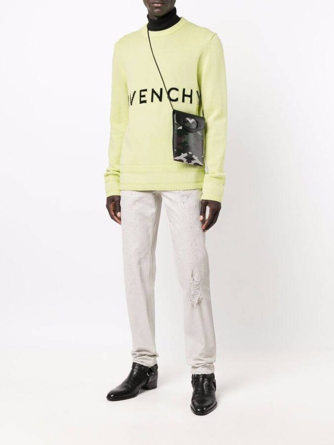 Givenchy Jeans met gerafeld-effect Wit