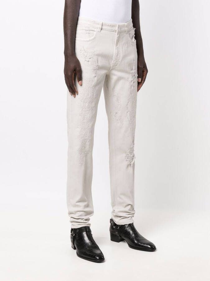 Givenchy Jeans met gerafeld-effect Wit