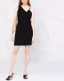 Givenchy Jurk met asymmetrische hals Zwart - Thumbnail 2