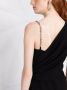 Givenchy Jurk met asymmetrische hals Zwart - Thumbnail 3