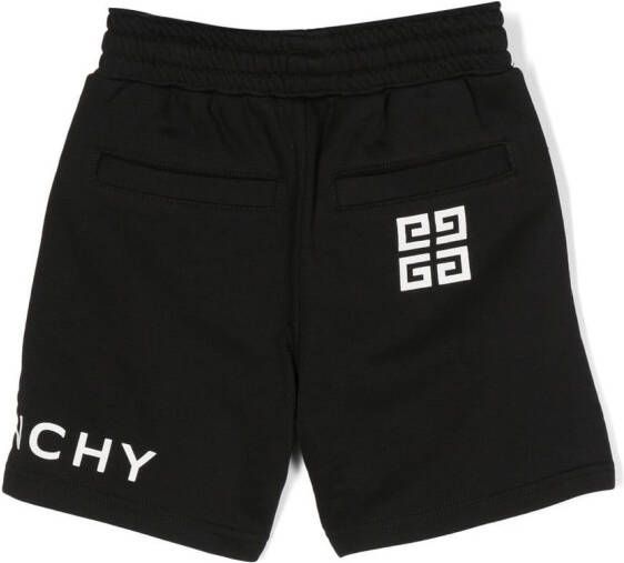 Givenchy Kids Shorts met logoprint Zwart