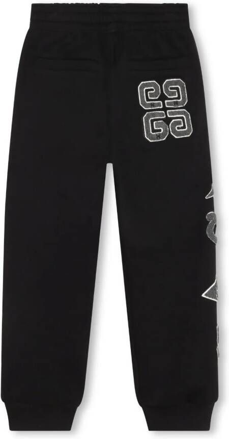 Givenchy Kids Trainingsbroek met patch Zwart