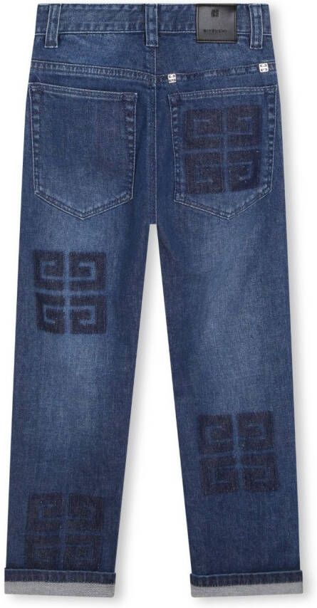 Givenchy Kids Slim-fit jeans Blauw