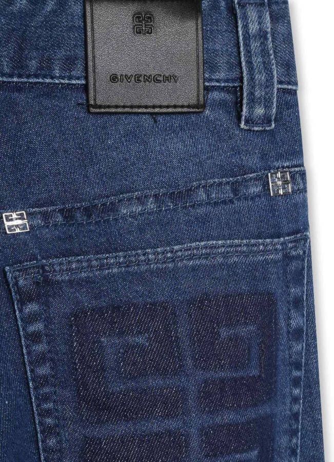 Givenchy Kids Slim-fit jeans Blauw