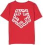 Givenchy Kids T-shirt met sterprint Rood - Thumbnail 2