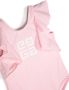 Givenchy Kids Badpak met ruches Roze - Thumbnail 3