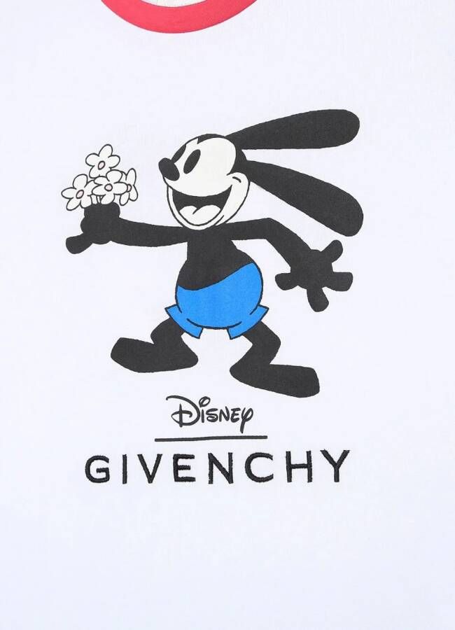 Givenchy Kids T-shirt van biologisch katoen Wit