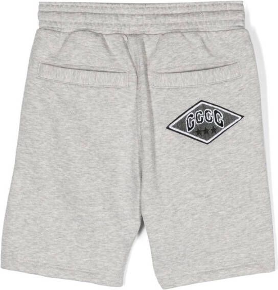 Givenchy Kids Trainingsshorts met geborduurd logo Grijs