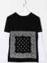 Givenchy Kids Gelaagd T-shirt Zwart - Thumbnail 2
