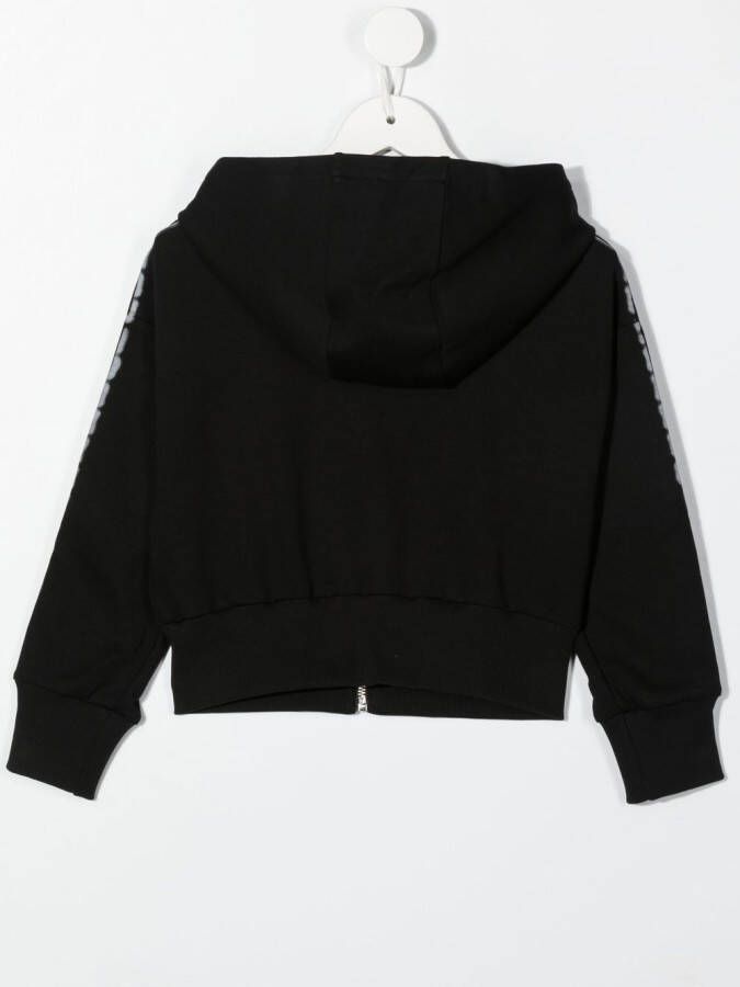 Givenchy Kids Hoodie met geborduurd logo Zwart