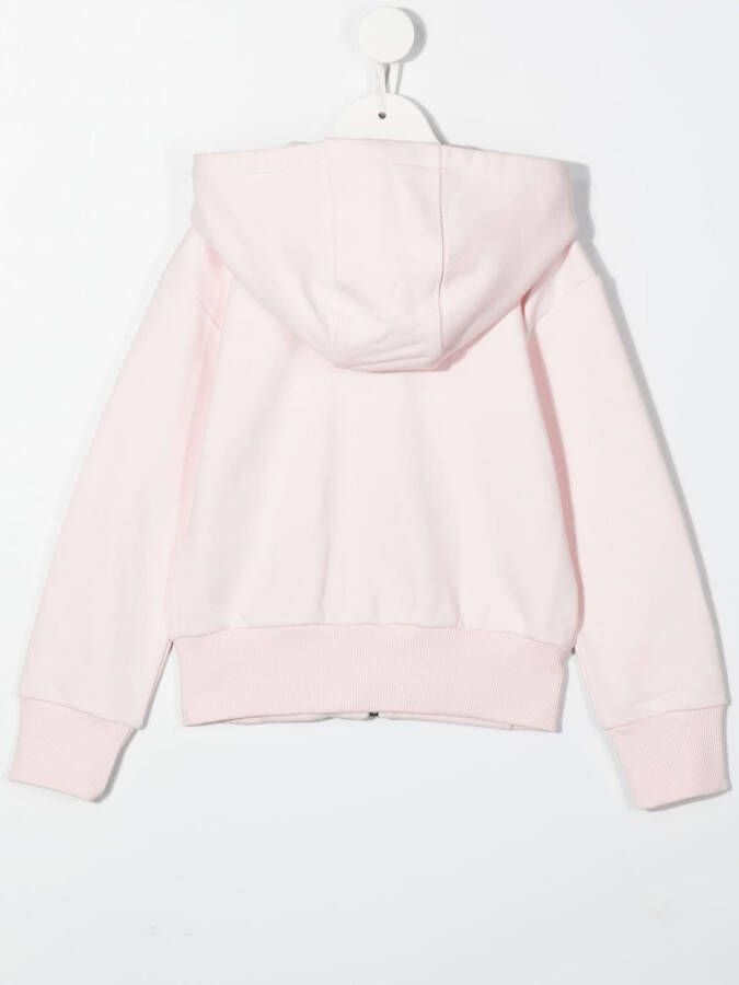 Givenchy Kids Hoodie met logoprint Roze