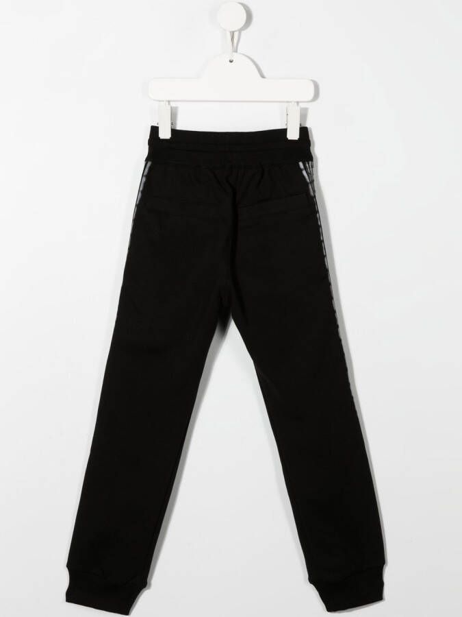 Givenchy Kids Joggingbroek met logoband Zwart