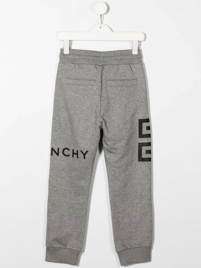 Givenchy Kids Joggingbroek met patroon Grijs