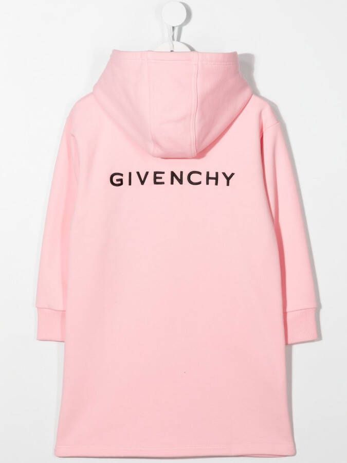 Givenchy Kids Jurk met lange mouwen Roze