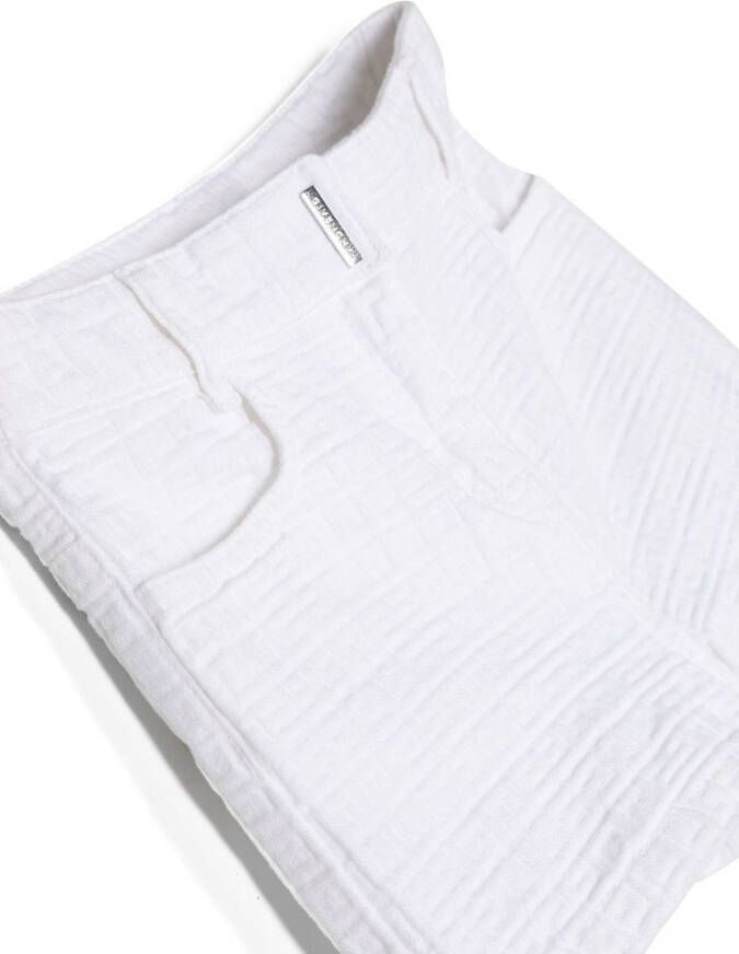 Givenchy Kids Katoenen shorts Wit
