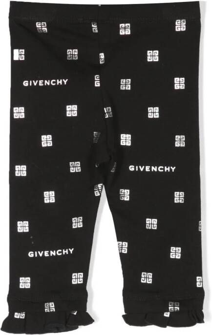Givenchy Kids Legging met logoprint Zwart
