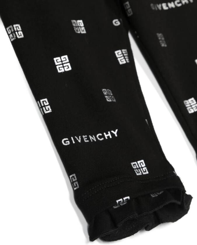 Givenchy Kids Legging met logoprint Zwart