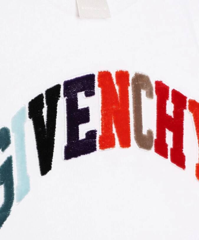 Givenchy Kids T-shirt met geborduurd logo Wit