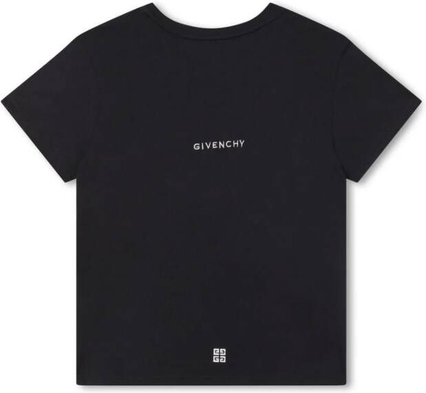 Givenchy Kids T-shirt met borduurwerk Zwart