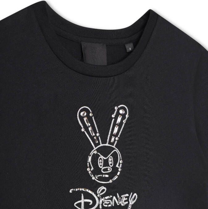 Givenchy Kids T-shirt met borduurwerk Zwart