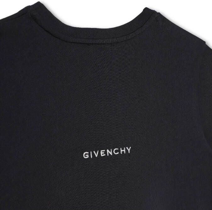 Givenchy Kids T-shirt met borduurwerk Zwart