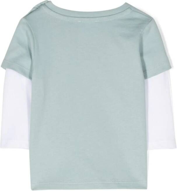 Givenchy Kids T-shirt met logopatch Blauw