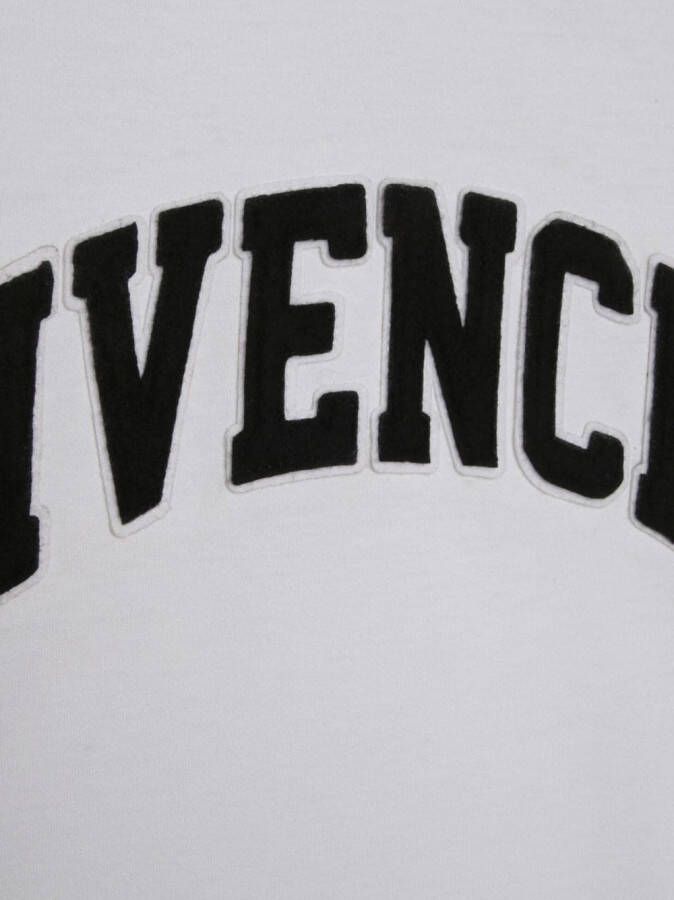 Givenchy Kids T-shirt met logopatch Wit