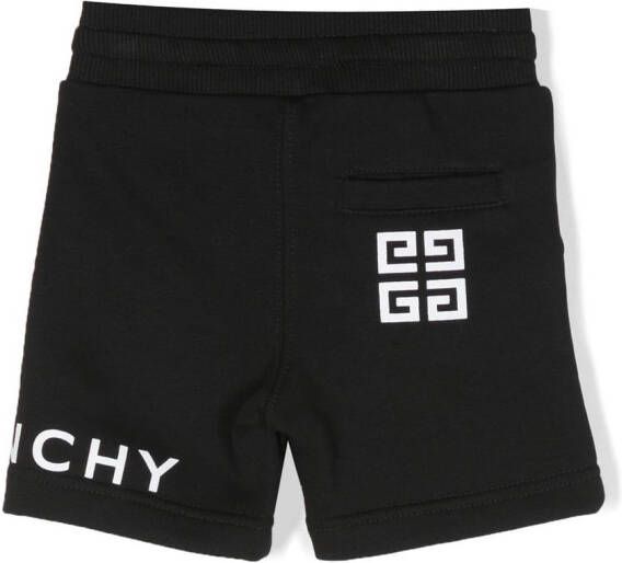 Givenchy Kids Bermuda shorts met logoprint Zwart