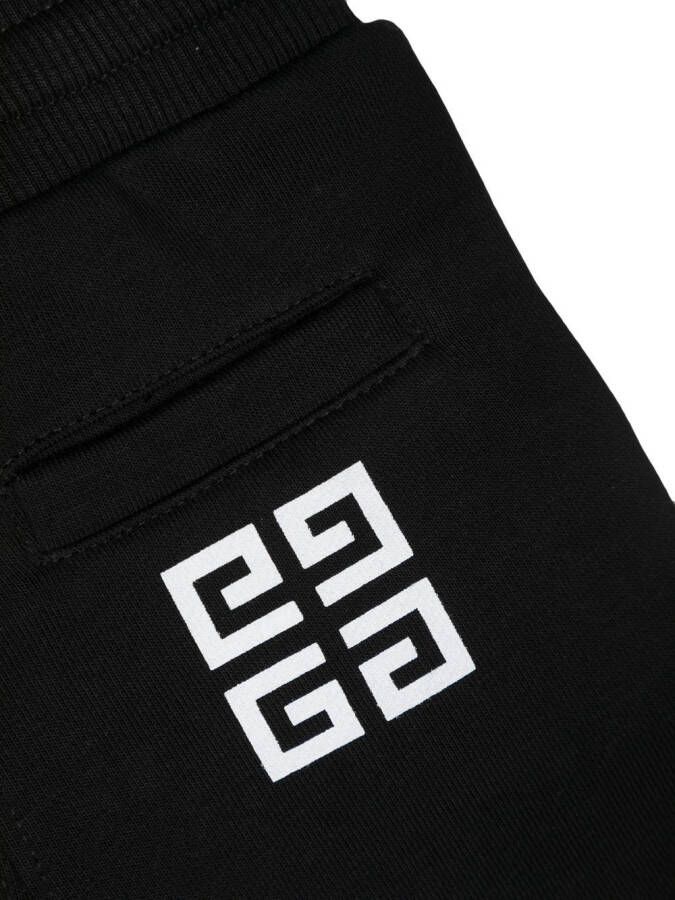 Givenchy Kids Bermuda shorts met logoprint Zwart